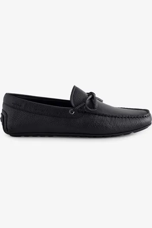 HUGO BOSS Grain Pebbled Leather Drivers Moccasins uk8eu42