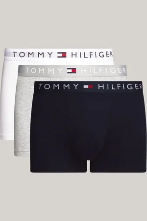 Tommy Hilfiger Grey Original Waistband Trunks 3 Pack xlarge