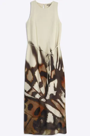 River Island Petite Printed Bias Slip Midi Dress