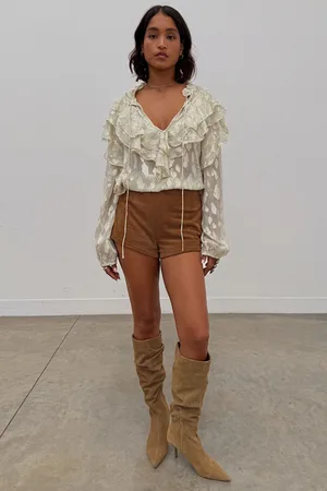 Never Fully Dressed Cream Jacquard Riley Blouse 14