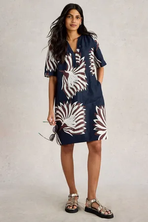 White Stuff June 100% Linen Dress 16