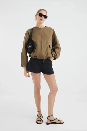 River Island Elasticated A Line Denim Shorts 6