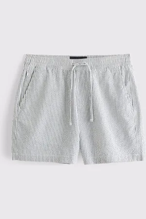 Abercrombie & Fitch 100% Cotton Pull-on Stripe Shorts xsmall