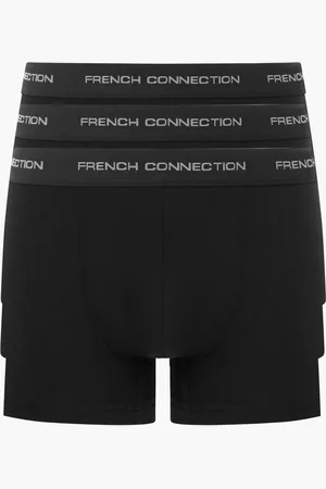French Connection Black Boxers 3 Pack S