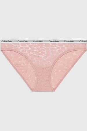 Calvin Klein Pink Lace Bikini Briefs xsmall