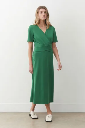 Finery London Olivia Ponte Jersey Midi Dress 16