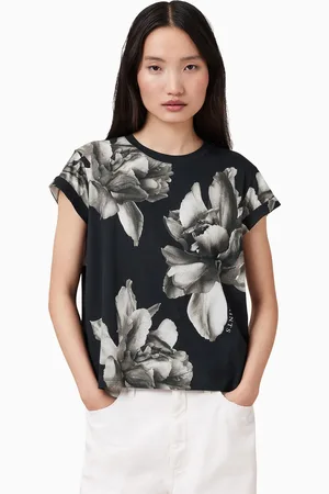 AllSaints AllSaints Black Anna 100% Organic Cotton T-Shirt small