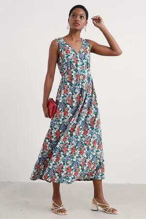 Seasalt Cornwall Polmanter 100% Organic Cotton Jersey Dress 16