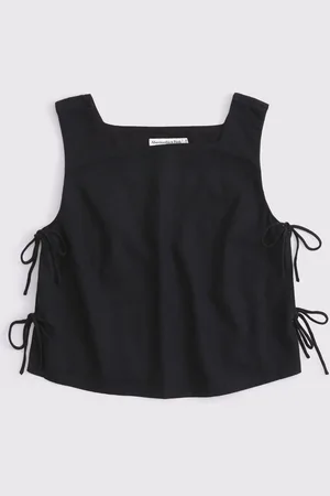 Abercrombie & Fitch Shell Top With Tie Side Detail xsmall