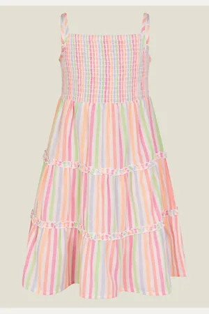 Accessorize Black Girls Stripe Sun Dress 146152cm