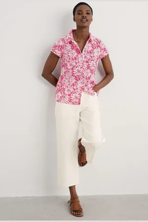 Seasalt Cornwall Rushmaker Short Sleeve 100% Cotton Shirt 12