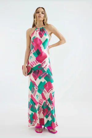 River Island Halter Neck Midi Dress 16