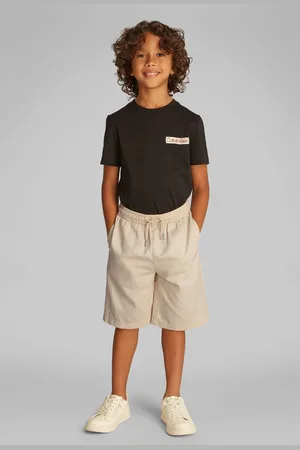 Calvin Klein Relaxed Linen Shorts 166168cm