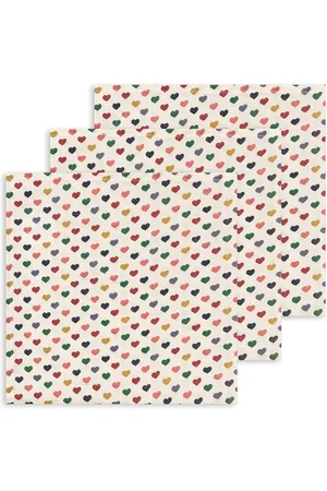 Konges Sløjd Cream Muslin 100% Organic Cotton Cloths 3 Pack one