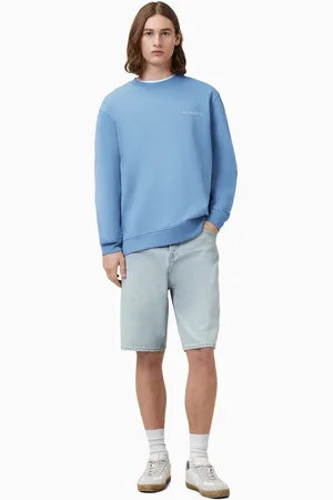 AllSaints AllSaints Blue Underground 100% Organic Cotton Crew Sweatshirt S