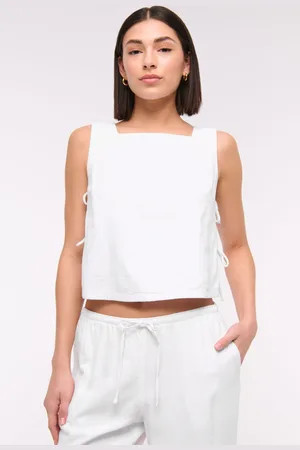 Abercrombie & Fitch Shell Top With Tie Side Detail medium