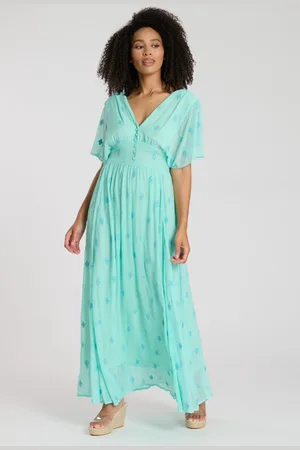 South Beach Sequin Detail Button Midi Dress 12