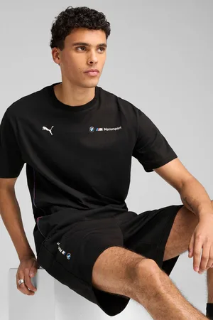 PUMA Black Mens BMW M Motorsport Essentials + Logo T-Shirt L