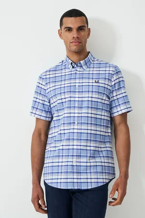 J.Crew Company Short Sleeve 100% Cotton Oxford Check Shirt XXL