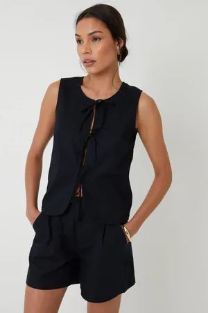 Threadbare Linen Blend Tailored Shorts 10