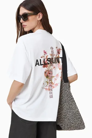 AllSaints AllSaints White Eternal Etta 100% Organic Cotton T-Shirt small