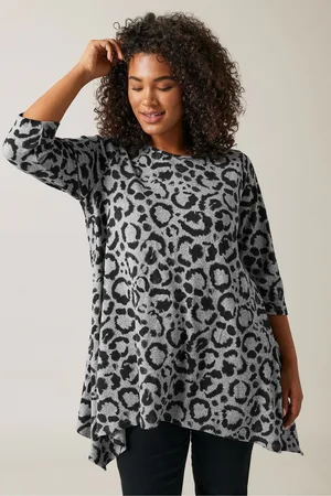 Evans Stud Detail Hanky Hem Tunic AU 30-32