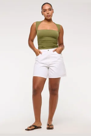 Abercrombie & Fitch Seamless Square Neck Top medium