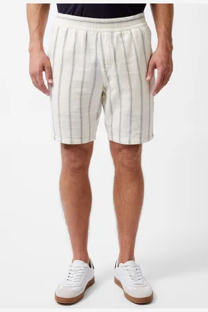 French Connection 100% Cotton Striped Knit Stretch Shorts M