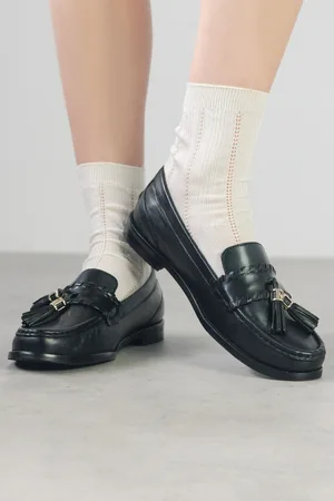 Moda In Pelle Espelette Leather Tassel Boat Shoes eu42uk8