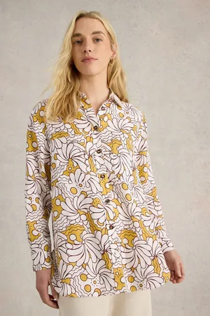 White Stuff Lydia 100% Linen Shirt 16