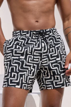 Next Seersucker Swim Shorts large