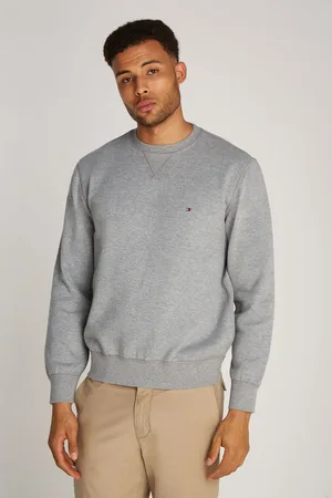 Tommy Hilfiger Grey Fleece Crew Neck Sweatshirt large