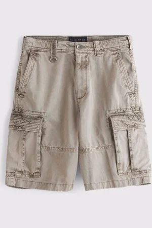 Abercrombie & Fitch 100% Cotton Baggy Cargo Shorts 34r