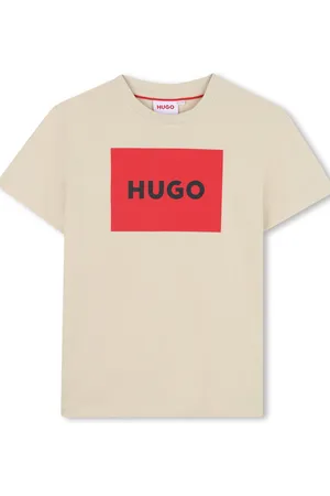 HUGO BOSS Natural Logo Short Sleeve T-Shirt 140146cm