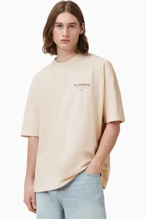 AllSaints AllSaints Chalk White Underground 100% Cotton Crew T-Shirt xsmall