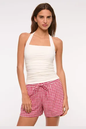 Abercrombie & Fitch Woven Halter Neck Top small