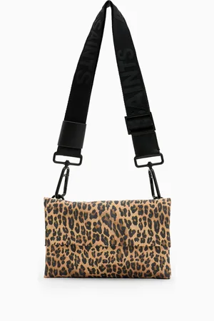 AllSaints AllSaints Brown Ezra Rec Cross-Body Leopard Print Bag one