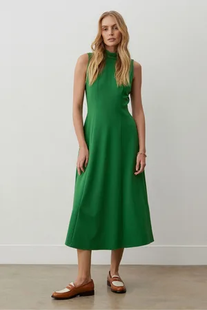 Finery London Pia Ponte Jersey Sleeveless Midi Dress 12