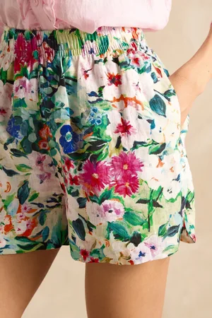 Joules Pull On 100% Linen Shorts AU 10