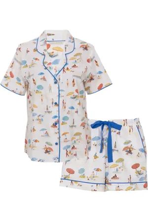 Cyberjammies Cream Woven Revere Shorty Set AU 24