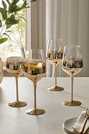 Next Set of 4 Astrid Wine Glasses