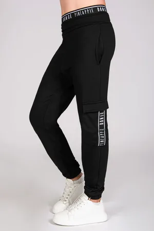 Pineapple Girls /White Wide Leg Girls Cargo Joggers