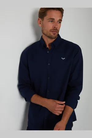 Threadbare Oxford Long Sleeve Shirt xlarge