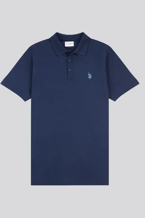 U.S. Polo Assn. U. S. Polo Assn. Mens Double Horsemen 100% Cotton Jersey Polo Shirt M