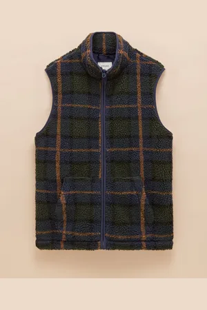 Joules Otis Navy Borg Fleece Gilet M