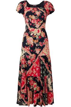 Joe Browns Flowy Patchwork Maxi Dress AU 10