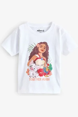 Brand Threads White Disney Moana Girls T-Shirt 4