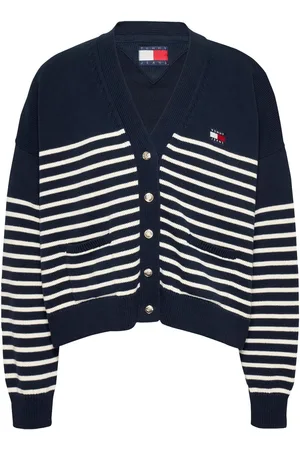 Tommy Hilfiger Blue Cable 100% Cotton Cardigan XS