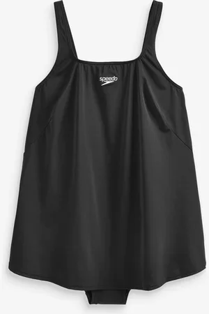 Speedo Black Plus Size Womens Swim Dress AU 20