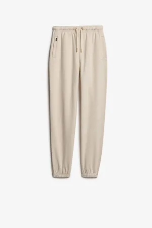 Superdry Cream Essential Logo Joggers AU 16